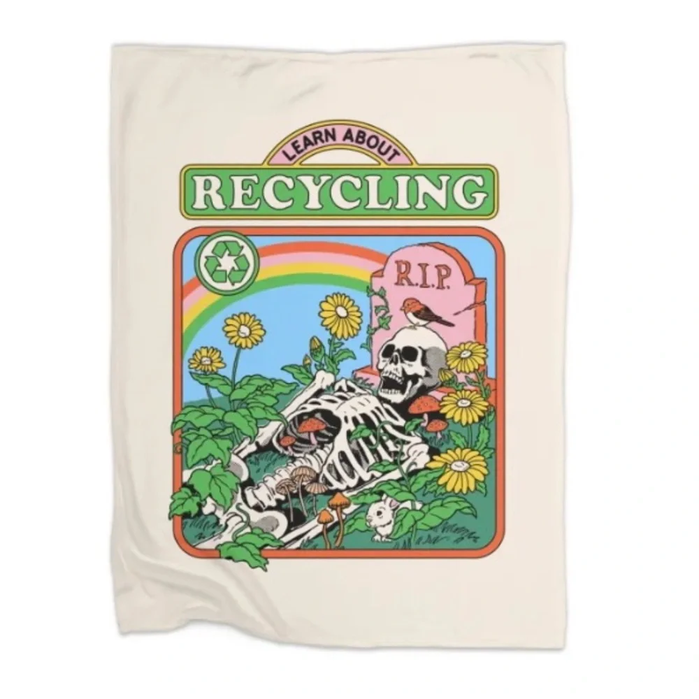 Steven Rhodes cream blanket